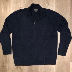 Mens Quarter Zip Sweater Merona Target Large L